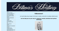 Desktop Screenshot of betinashealing.se