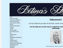 Tablet Screenshot of betinashealing.se